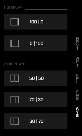 EYEVIONICS App Panel Layout Submenu